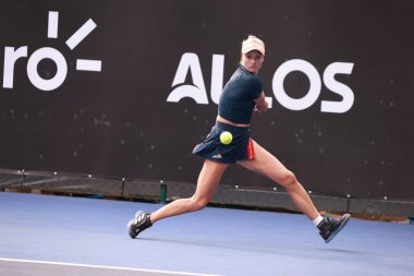 Sao Paulo (SP), 09 / 07 / 2025 - 6-14 Eylül tarihleri arasında Sao Paulo 'daki Villa-Lobos Park' ta oynanan SP Açık 'ta Alicia Herrero Linana (ESP) ile Martina Okalova (SVK) arasındaki maç. (leco viana\ yeni2))   