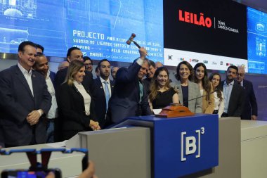 Sao Paulo (sp), 09 / 05 / 2025, müzayede / b3 / tunel / santos / guaruja / sp - santos guaruja tünel müzayedesi (sp). Brezilya borsasının merkezi, Paulista 'nın merkezi ve tarihi bölgesi. (Marcelo estevao.) (Yeni 2.)        