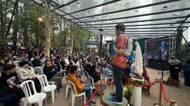 Sao Paulo (SP) 09 / 07 / 2025 - Brezilya 'daki bir mucizeden sonra Vatikan' da aziz olan genç Carlo Acoutis 'in ayini. İnananlar ve yetkililer kutlamak için cemaati doldurdular. (oslaim brito\ the new 2color)