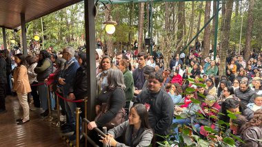 Sao Paulo (SP) 09 / 07 / 2025 - Brezilya 'daki bir mucizeden sonra Vatikan' da aziz olan genç Carlo Acoutis 'in ayini. İnananlar ve yetkililer kutlamak için cemaati doldurdular. (oslaim brito\ the new 2color)