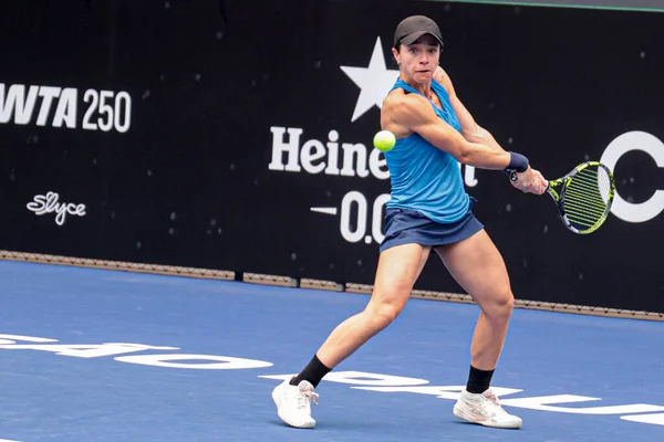 Sao Paulo (SP), 6 Eylül 2025 - Brezilyalı Grana Pedretti ile Arjantinli Victoria Bosio arasındaki maç, Sao Paulo 'daki SP Açık' ta, 6-14 Eylül tarihleri arasında Villa-Lobos Park 'ta gerçekleşmiştir. (leco viana\ yeni2)) 