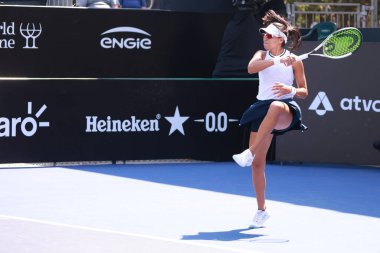 Sao Paulo (SP), 09 / 08 / 2025 - Sao Paulo 'daki SP Açık' ta oynanan ve Villa-Lobos Park 'ta oynanan karşılaşmada Ajla Tomljanoviç (AUS) ile Victoria Rodriguez (MEX) arasındaki maç. (leco viana\ yeni2))  