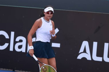 Sao Paulo (SP), 09 / 08 / 2025 - Sao Paulo 'daki SP Açık' ta oynanan ve Villa-Lobos Park 'ta oynanan karşılaşmada Ajla Tomljanoviç (AUS) ile Victoria Rodriguez (MEX) arasındaki maç. (leco viana\ yeni2))  