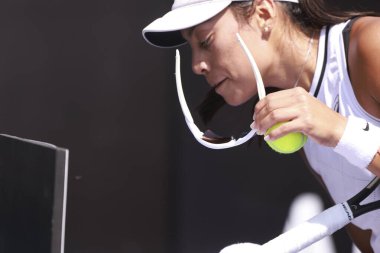 Sao Paulo (SP), 09 / 08 / 2025 - Sao Paulo 'daki SP Açık' ta oynanan ve Villa-Lobos Park 'ta oynanan karşılaşmada Ajla Tomljanoviç (AUS) ile Victoria Rodriguez (MEX) arasındaki maç. (leco viana\ yeni2))  