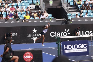 Sao Paulo (SP), 09 / 08 / 2025 - Sao Paulo 'daki SP Açık' ta oynanan ve Villa-Lobos Park 'ta oynanan karşılaşmada Ajla Tomljanoviç (AUS) ile Victoria Rodriguez (MEX) arasındaki maç. (leco viana\ yeni2))  