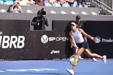 Sao Paulo (SP), 09 / 08 / 2025 - Sao Paulo 'daki SP Açık' ta oynanan ve Villa-Lobos Park 'ta oynanan karşılaşmada Ajla Tomljanoviç (AUS) ile Victoria Rodriguez (MEX) arasındaki maç. (leco viana\ yeni2))  