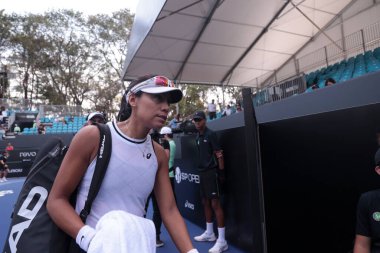 Sao Paulo (SP), 09 / 08 / 2025 - Sao Paulo 'daki SP Açık' ta oynanan ve Villa-Lobos Park 'ta oynanan karşılaşmada Ajla Tomljanoviç (AUS) ile Victoria Rodriguez (MEX) arasındaki maç. (leco viana\ yeni2))  