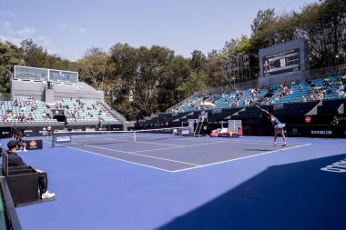 Sao Paulo (SP), 09 / 08 / 2025 - Sao Paulo 'daki SP Açık' ta oynanan ve Villa-Lobos Park 'ta oynanan karşılaşmada Ajla Tomljanoviç (AUS) ile Victoria Rodriguez (MEX) arasındaki maç. (leco viana\ yeni2))  