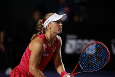 Sao Paulo (SP), 8 Eylül 2025 - Brezilyalı oyuncular Ana Candiotto ve Beatriz Haddad, Sao Paulo 'daki SP Open' da Ingrid Martins ve Laura Pigossi arasındaki ikili maç. (leco viana\ yeni2))    