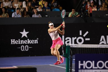 Sao Paulo (SP), 8 Eylül 2025 - Brezilyalı oyuncular Ana Candiotto ve Beatriz Haddad, Sao Paulo 'daki SP Open' da Ingrid Martins ve Laura Pigossi arasındaki ikili maç. (leco viana\ yeni2))    