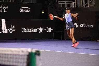 Sao Paulo (SP), 8 Eylül 2025 - Victoria Luiza Barros (BRA) ile Whitney Osuigwe (USA) arasındaki maç, Sao Paulo 'daki SP Açık' ta, 8 Eylül 2025 tarihinde Villa-Lobos Park 'ta gerçekleşmiştir. (leco viana\ yeni2))  