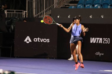 Sao Paulo (SP), 8 Eylül 2025 - Victoria Luiza Barros (BRA) ile Whitney Osuigwe (USA) arasındaki maç, Sao Paulo 'daki SP Açık' ta, 8 Eylül 2025 tarihinde Villa-Lobos Park 'ta gerçekleşmiştir. (leco viana\ yeni2))  