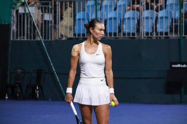 Sao Paulo (SP), 09 / 08 / 2025 - 8 Eylül 2025 tarihinde Villa-Lobos Park 'ta gerçekleşen SP Open' da Julia Riera (ARG) ile Vitalia Diatchenko (RUS) arasındaki maç. (leco viana\ yeni2))    