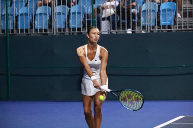 Sao Paulo (SP), 09 / 08 / 2025 - 8 Eylül 2025 tarihinde Villa-Lobos Park 'ta gerçekleşen SP Open' da Julia Riera (ARG) ile Vitalia Diatchenko (RUS) arasındaki maç. (leco viana\ yeni2))    