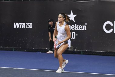 Sao Paulo (SP), 09 / 08 / 2025 - 8 Eylül 2025 tarihinde Villa-Lobos Park 'ta gerçekleşen SP Open' da Julia Riera (ARG) ile Vitalia Diatchenko (RUS) arasındaki maç. (leco viana\ yeni2))    