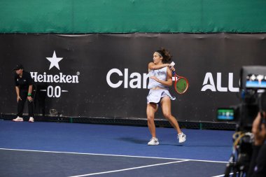 Sao Paulo (SP), 09 / 08 / 2025 - 8 Eylül 2025 tarihinde Villa-Lobos Park 'ta gerçekleşen SP Open' da Julia Riera (ARG) ile Vitalia Diatchenko (RUS) arasındaki maç. (leco viana\ yeni2))    