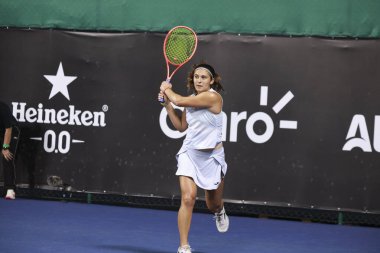 Sao Paulo (SP), 09 / 08 / 2025 - 8 Eylül 2025 tarihinde Villa-Lobos Park 'ta gerçekleşen SP Open' da Julia Riera (ARG) ile Vitalia Diatchenko (RUS) arasındaki maç. (leco viana\ yeni2))    