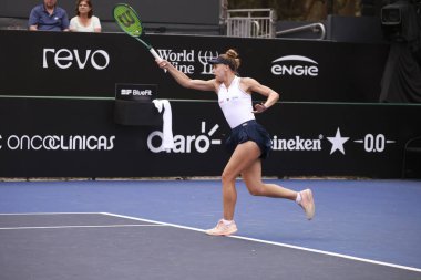 Sao Paulo (SP), 09 / 09 / 2025 - 9 Eylül 2025 tarihinde Villa-Lobos Park 'ta düzenlenen SP Open' da Luiza Fullana (BRA) ile Renata Zarazua (MEX) arasındaki maç. (leco viana\ yeni2))   