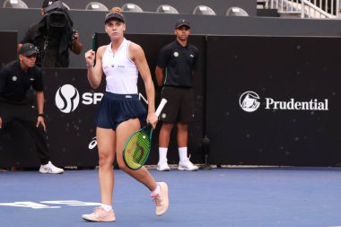 Sao Paulo (SP), 09 / 09 / 2025 - 9 Eylül 2025 tarihinde Villa-Lobos Park 'ta düzenlenen SP Open' da Luiza Fullana (BRA) ile Renata Zarazua (MEX) arasındaki maç. (leco viana\ yeni2))   