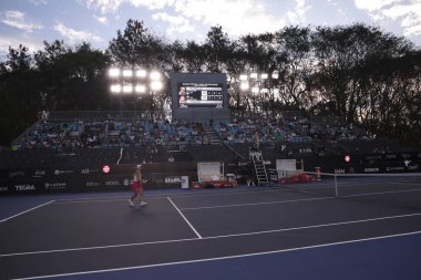 Sao Paulo (SP), 09 / 09 / 2025 - Sao Paulo 'da düzenlenen SP Açık' ta Elizabeth Mandlik (ABD) ile Laura Pigossi (BRA) arasındaki maç. (leco viana\ yeni2))    