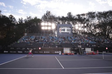 Sao Paulo (SP), 09 / 09 / 2025 - Sao Paulo 'da düzenlenen SP Açık' ta Elizabeth Mandlik (ABD) ile Laura Pigossi (BRA) arasındaki maç. (leco viana\ yeni2))    