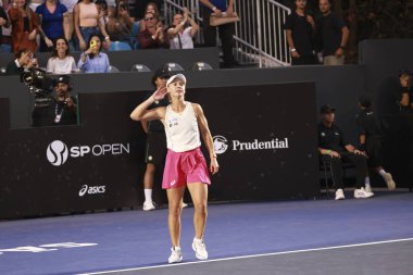 Sao Paulo (SP), 09 / 09 / 2025 - Sao Paulo 'da düzenlenen SP Açık' ta Elizabeth Mandlik (ABD) ile Laura Pigossi (BRA) arasındaki maç. (leco viana\ yeni2))    