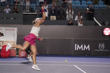 Sao Paulo (SP), 09 / 09 / 2025 - Sao Paulo 'da düzenlenen SP Açık' ta Elizabeth Mandlik (ABD) ile Laura Pigossi (BRA) arasındaki maç. (leco viana\ yeni2))    