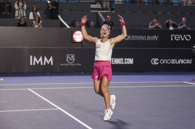 Sao Paulo (SP), 09 / 09 / 2025 - Sao Paulo 'da düzenlenen SP Açık' ta Elizabeth Mandlik (ABD) ile Laura Pigossi (BRA) arasındaki maç. (leco viana\ yeni2))    