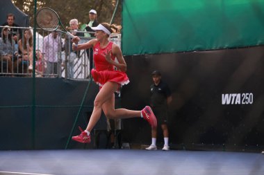 Sao Paulo (SP), 09 / 09 / 2025 - Valeriya Strakhova (UKR) ile Ana Candiotto (BRA) arasındaki maç, Sao Paulo 'daki SP Open' da, 9 Eylül 2025 tarihinde Villa-Lobos Park 'ta gerçekleşti. (leco viana\ yeni2))         