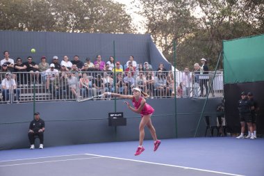 Sao Paulo (SP), 09 / 09 / 2025 - Valeriya Strakhova (UKR) ile Ana Candiotto (BRA) arasındaki maç, Sao Paulo 'daki SP Open' da, 9 Eylül 2025 tarihinde Villa-Lobos Park 'ta gerçekleşti. (leco viana\ yeni2))         