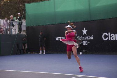 Sao Paulo (SP), 09 / 09 / 2025 - Valeriya Strakhova (UKR) ile Ana Candiotto (BRA) arasındaki maç, Sao Paulo 'daki SP Open' da, 9 Eylül 2025 tarihinde Villa-Lobos Park 'ta gerçekleşti. (leco viana\ yeni2))         