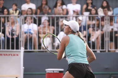 Sao Paulo (SP), 09 / 09 / 2025 - Valeriya Strakhova (UKR) ile Ana Candiotto (BRA) arasındaki maç, Sao Paulo 'daki SP Open' da, 9 Eylül 2025 tarihinde Villa-Lobos Park 'ta gerçekleşti. (leco viana\ yeni2))         