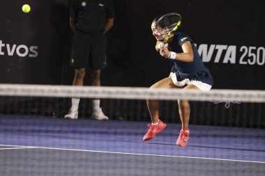 Sao Paulo (SP), 09 / 09 / 2025 - Yasmine Mansouri (FRA) ile Alexandra Eala (PHI) arasındaki maç, Sao Paulo 'daki SP Açık' ta, 9 Eylül 2025 tarihinde Villa-Lobos Park 'ta gerçekleşti. (leco viana\ yeni2))     