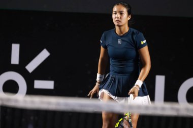 Sao Paulo (SP), 09 / 09 / 2025 - Yasmine Mansouri (FRA) ile Alexandra Eala (PHI) arasındaki maç, Sao Paulo 'daki SP Açık' ta, 9 Eylül 2025 tarihinde Villa-Lobos Park 'ta gerçekleşti. (leco viana\ yeni2))     