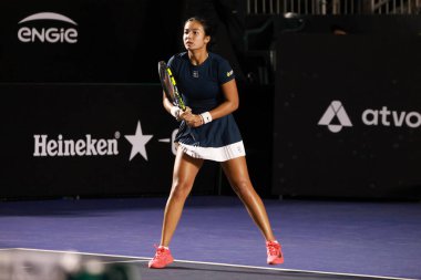 Sao Paulo (SP), 09 / 09 / 2025 - Yasmine Mansouri (FRA) ile Alexandra Eala (PHI) arasındaki maç, Sao Paulo 'daki SP Açık' ta, 9 Eylül 2025 tarihinde Villa-Lobos Park 'ta gerçekleşti. (leco viana\ yeni2))     
