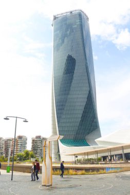 Milan (İtalya), 10 Eylül 2025 - Milan / Three Towers / CityLife - Milano 'daki CityLife' da yer alan üç kule. CityLife, eski Milano Fiera bölgesinde kurulmuş bir yerleşim ve ticaret kompleksidir. (Edson de souza 2nci bölüm))        