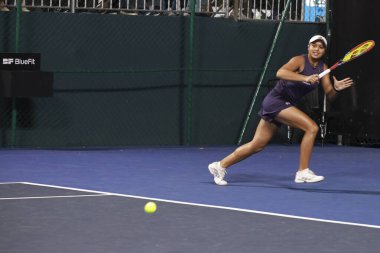 Sao Paulo (sp), 09 / 09 / 2025 - sao paulo 'da açılan sp' de Victoria luiza barros (bra) ve nauhany vitoria leme da silva (bra) vs Anna Rogers (USA) ve janice tjen (ina) arasındaki çiftler maçı. (leco viana\ yeni2))    