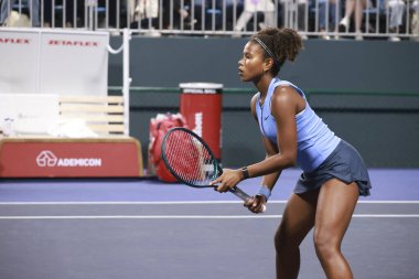 Sao Paulo (sp), 09 / 09 / 2025 - sao paulo 'da açılan sp' de Victoria luiza barros (bra) ve nauhany vitoria leme da silva (bra) vs Anna Rogers (USA) ve janice tjen (ina) arasındaki çiftler maçı. (leco viana\ yeni2))    