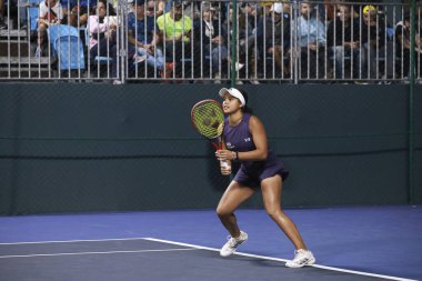 Sao Paulo (sp), 09 / 09 / 2025 - sao paulo 'da açılan sp' de Victoria luiza barros (bra) ve nauhany vitoria leme da silva (bra) vs Anna Rogers (USA) ve janice tjen (ina) arasındaki çiftler maçı. (leco viana\ yeni2))    