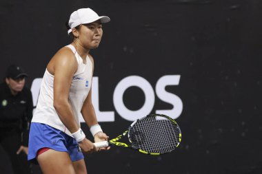 Sao Paulo (sp), 09 / 09 / 2025 - sao paulo 'da açılan sp' de Victoria luiza barros (bra) ve nauhany vitoria leme da silva (bra) vs Anna Rogers (USA) ve janice tjen (ina) arasındaki çiftler maçı. (leco viana\ yeni2))    