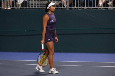Sao Paulo (sp), 09 / 09 / 2025 - sao paulo 'da açılan sp' de Victoria luiza barros (bra) ve nauhany vitoria leme da silva (bra) vs Anna Rogers (USA) ve janice tjen (ina) arasındaki çiftler maçı. (leco viana\ yeni2))    