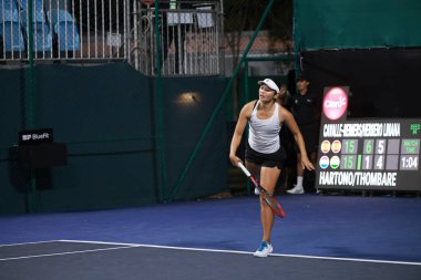 Sao Paulo (SP), 09 / 09 / 2025 - Sao Paulo 'daki SP Açık' ta Yvonne Cavalle Reimers (ESP) ve Alicia Herrero Linana (ESP) ile Arianne Hartono (Ned) ve Prarthana Thombare (IND) arasındaki ikili maç. (leco viana\ yeni2))  