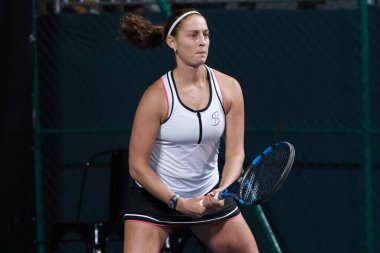 Sao Paulo (SP), 09 / 09 / 2025 - Sao Paulo 'daki SP Açık' ta Yvonne Cavalle Reimers (ESP) ve Alicia Herrero Linana (ESP) ile Arianne Hartono (Ned) ve Prarthana Thombare (IND) arasındaki ikili maç. (leco viana\ yeni2))  