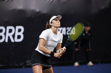 Sao Paulo (SP), 09 / 09 / 2025 - Sao Paulo 'daki SP Açık' ta Yvonne Cavalle Reimers (ESP) ve Alicia Herrero Linana (ESP) ile Arianne Hartono (Ned) ve Prarthana Thombare (IND) arasındaki ikili maç. (leco viana\ yeni2))  