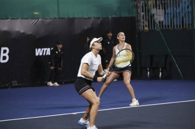 Sao Paulo (SP), 09 / 09 / 2025 - Sao Paulo 'daki SP Açık' ta Yvonne Cavalle Reimers (ESP) ve Alicia Herrero Linana (ESP) ile Arianne Hartono (Ned) ve Prarthana Thombare (IND) arasındaki ikili maç. (leco viana\ yeni2))  