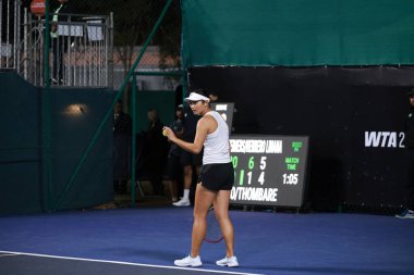 Sao Paulo (SP), 09 / 09 / 2025 - Sao Paulo 'daki SP Açık' ta Yvonne Cavalle Reimers (ESP) ve Alicia Herrero Linana (ESP) ile Arianne Hartono (Ned) ve Prarthana Thombare (IND) arasındaki ikili maç. (leco viana\ yeni2))  