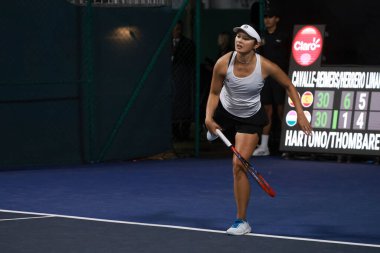 Sao Paulo (SP), 09 / 09 / 2025 - Sao Paulo 'daki SP Açık' ta Yvonne Cavalle Reimers (ESP) ve Alicia Herrero Linana (ESP) ile Arianne Hartono (Ned) ve Prarthana Thombare (IND) arasındaki ikili maç. (leco viana\ yeni2))  