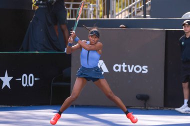 Sao Paulo (SP), 9 / 10 / 2025 - Sao Paulo 'daki SP Open' da Francesca Jones (GBR) ile Whitney Osuigwe (USA) arasındaki maç, Sao Paulo 'da Villa-Lobos Park' ta yapılacak. (leco viana\ yeni2))    