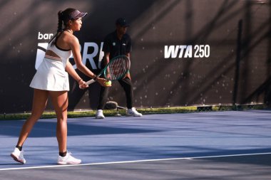 Sao Paulo (SP), 9 / 10 / 2025 - Match Victoria Rodriguez (MEX) vs. Tiantsoa Rakotomanga Rajaonah (FRA), Sao Paulo 'da düzenlenen SP Açık' ta, 10 Eylül 2025. (leco viana\ yeni2))   