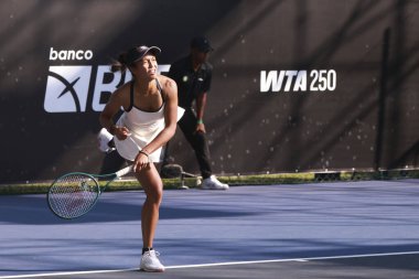 Sao Paulo (SP), 9 / 10 / 2025 - Match Victoria Rodriguez (MEX) vs. Tiantsoa Rakotomanga Rajaonah (FRA), Sao Paulo 'da düzenlenen SP Açık' ta, 10 Eylül 2025. (leco viana\ yeni2))   